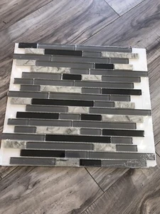 5x Lorena Geico Interlocking Tile Kitchen Backsplash Mosaic Art  Decor (5 Sheets - Picture 1 of 11