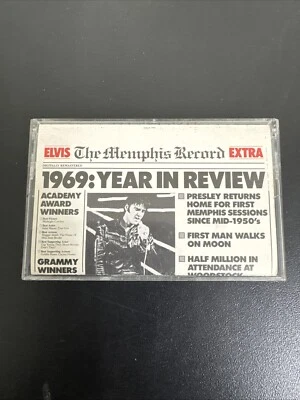 Elvis Presley The Memphis Record 1987 Cassette Suspicious Minds Ghetto Gentle VG - Image 1 of 4