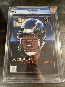 CGC 9.2 Newsstand Edition Sports Illustrated-Junior Seau-September 6 1993 - Picture 1 of 1