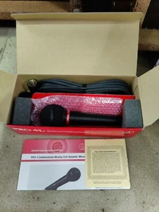 Brand New Audio-Technica Black Pro 4L Dynamic Microphone in Box w/ Cord Pair - Picture 1 of 2