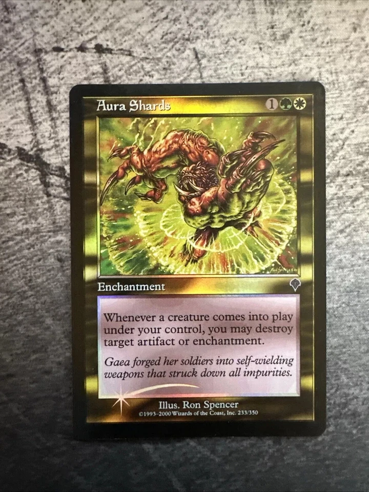 Invasion  MTG  FOIL   Aura Shards  Magic - Image 1 of 2