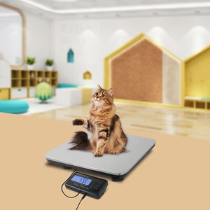 600LBS Pet Vet Scale Cat Dog Weigh Postal Shipping Scale Digital Large Platform - Picture 1 of 12