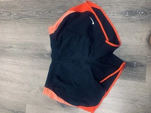 Nike Shorts Womens Small Black Pink Dri-Fit Lined Running Active 624272 - Picture 1 of 6