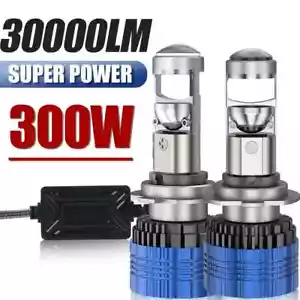 LED Headlight Mini Lens Projector Auto LED Headlight Bulbs Low Beam Canbus Bulb - Picture 1 of 19