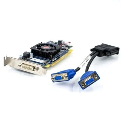 Dell AMD ATI Radeon 512MB PCI-E x16 DMS-59 w/ Dual VGA - Low Profile - Image 1 of 4