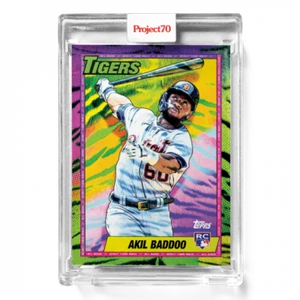 Topps Project70 Card 384 - Akil Baddoo by Tyson Beck Project 70 Rookie RC Tigers - Picture 1 of 2