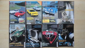 LOT 8 MAGAZINES AUTOMOBILE RETROVISEUR JAGUAR BUGATTI MUSTANG PORSCHE ETC... - Picture 1 of 1
