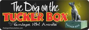 The Dog on The Tuckerbox Bumper Sticker - Picture 1 of 1