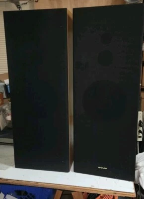 Juego De Colección Par De Sistema De Altavoces Sharp CP-2900P 120w 8 Ohm Foto 1 de 4