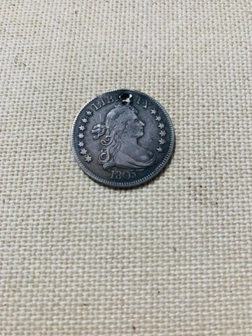 1805 drapped bust quarter Cover