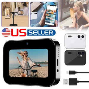 4K 64MP HD Digital Video Camera w/ 3 Lens 3 In Touch Panel Flash IR Night Vision - Picture 1 of 26