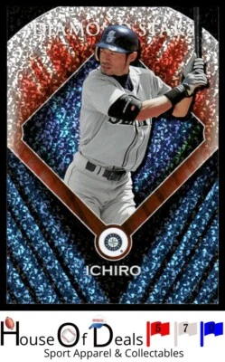 2011 Topps #DS-20 Ichiro Diamond Stars Seattle Mariners Baseball Card - Image 1 of 2