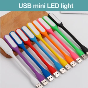 1Pz Lampada Luce LED Mini USB Flessibile Nera per Computer Notebook Laptop PC Veloce - Foto 1 di 8