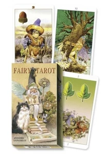 Mazo del tarot de las hadas 1998 Antonio Lupatelli y Lo Scarabeo 78 cartas - NUEVO - Imagen 1 de 5