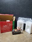 1998 JC Penny Home Towne Express Resin Train ?? Santas Gift Sleigh Figure In Box