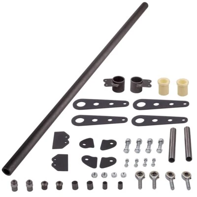 Kit de barra anti-rolo 36" estrutura cromada largura do trilho 10,2" braços 1" diâmetro novo - Imagem 1 de 4