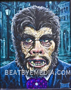 XNO Original Art-Abbott Costello-COMICS-Com​ic Art,monster,horror,frankenstein - Picture 1 of 1