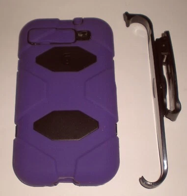 Griffin Survivor чехол и зажим для ремня для Samsung Galaxy S III, фиолетовый и черный - Изображение 1 из 3