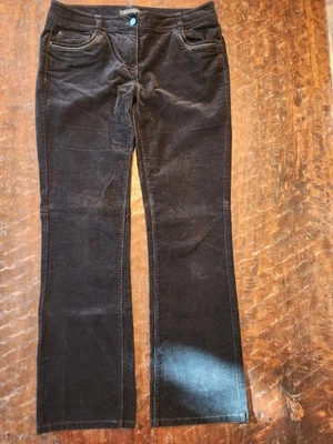Pantalones de pana negros "Sleek Boot" White House Black Market Noir, 6S Foto 1 de 4