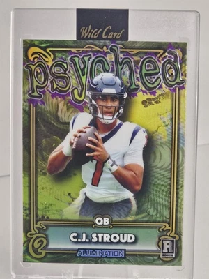 🔥CJ Stroud 2023 Wild Card Draft Alumination Psyched Rookie Texans RC 3/50🔥 - Image 1 of 4