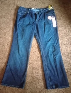 Riders By Lee Relaxed Fit Straight Leg Instantly Slims You Jeans Women’s 22 NWT - Picture 1 of 8