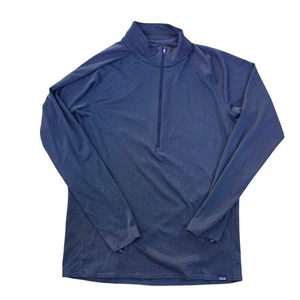 Patagonia Maglione Uomo Capilene Peso Medio Scollo Zip Navy Taglia L - Foto 1 di 7