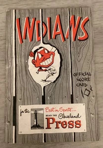 1951 Cleveland Indians v Tigers Scored MLB Scorecard; Bob Feller Win - Picture 1 of 14