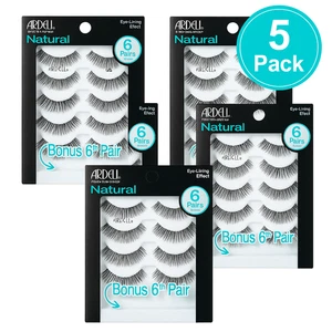 Ardell Natural Lashes 105 6 Pairs Multipack 5 Pack New - Picture 1 of 1