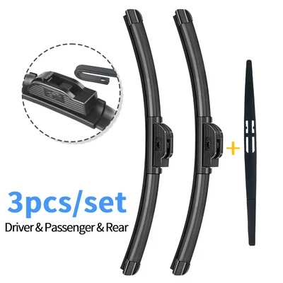Xkorr 22"20"14" Front and Rear Wiper Blades Fit for 2008-2003 INFINITI FX35, 3pc - Image 1 of 4