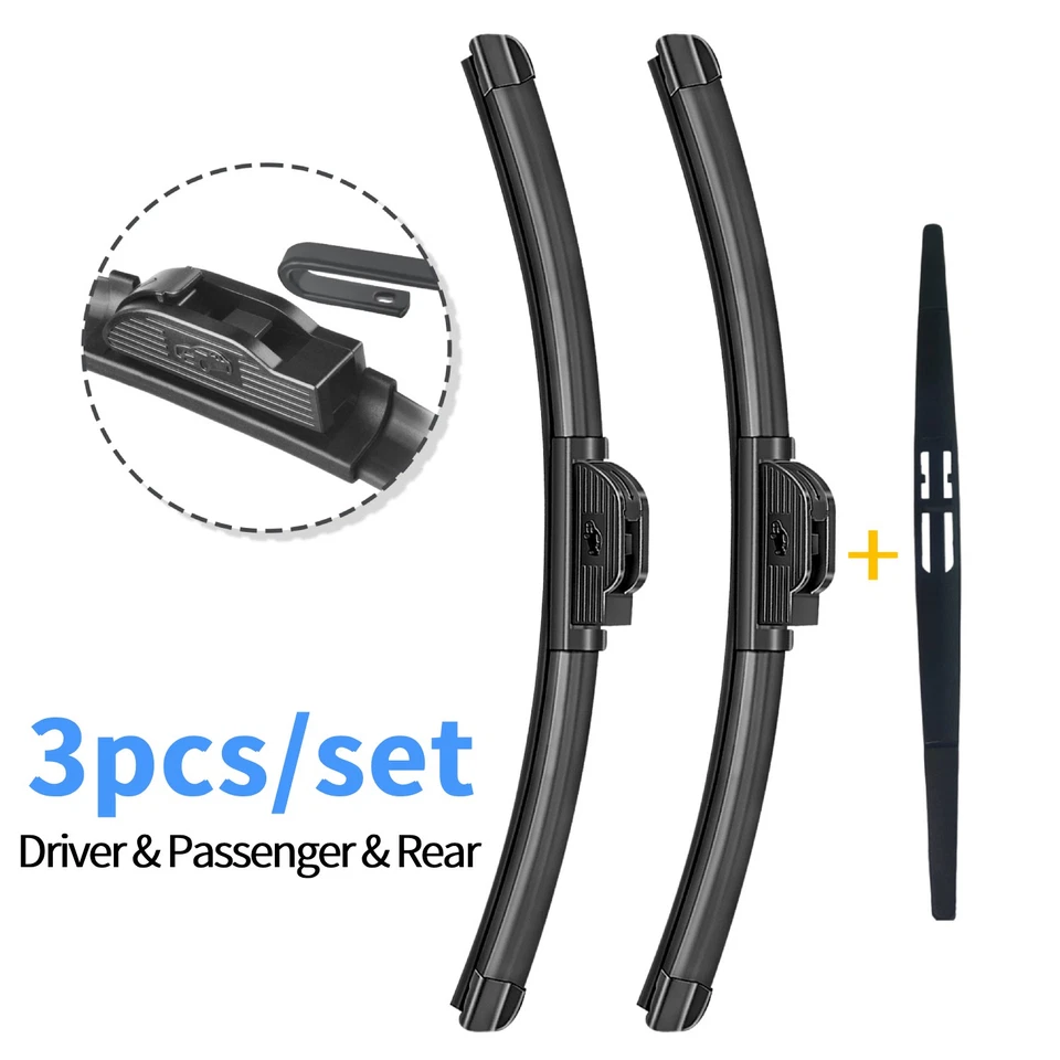 Xkorr 26"17"14" Front and Rear Wiper Blades Fit for 2019-2015 Subaru Legacy, 3pc - Image 1 of 4