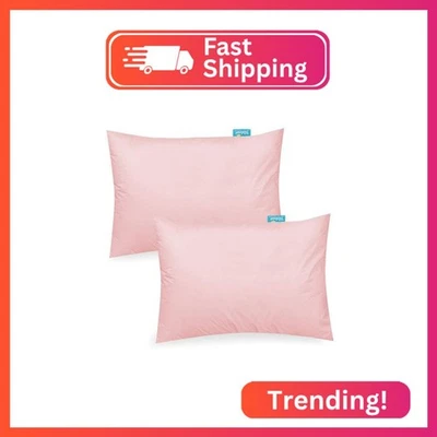 Paquete de 2 fundas de almohada de algodón orgánico para niños pequeños, funda de almohada para niños para dormir en forma de pillo Foto 1 de 2