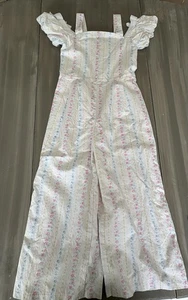 Janie And Jack Floral Jumpsuit Size 8 - Picture 1 of 1