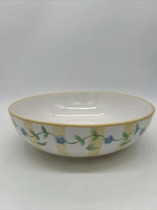 Pfaltzgraff Melissa Round Large Bowl Centerpiece • Retired Blue Flowers Pattern - Picture 1 of 11