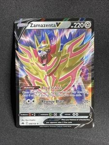 2023 Zamazenta V Pokemon TCG SWSH Crown Zenith Ultra Rare NM/MINT - Picture 1 of 2