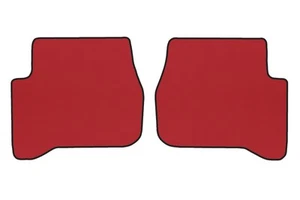 COCHE Alfombrillas trasero para MAZDA 323 06.89-06.94 Sedan Hatchback ROJO - Imagen 1 de 4
