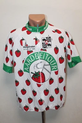Camiseta deportiva de ciclismo Bio Racer Anautica Aardbei Tour talla 7 XL rara Foto 1 de 4