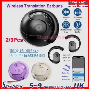 Auriculares inalámbricos de traducción BT AI 144 idiomas auriculares de traducción en tiempo real - Imagen 1 de 24
