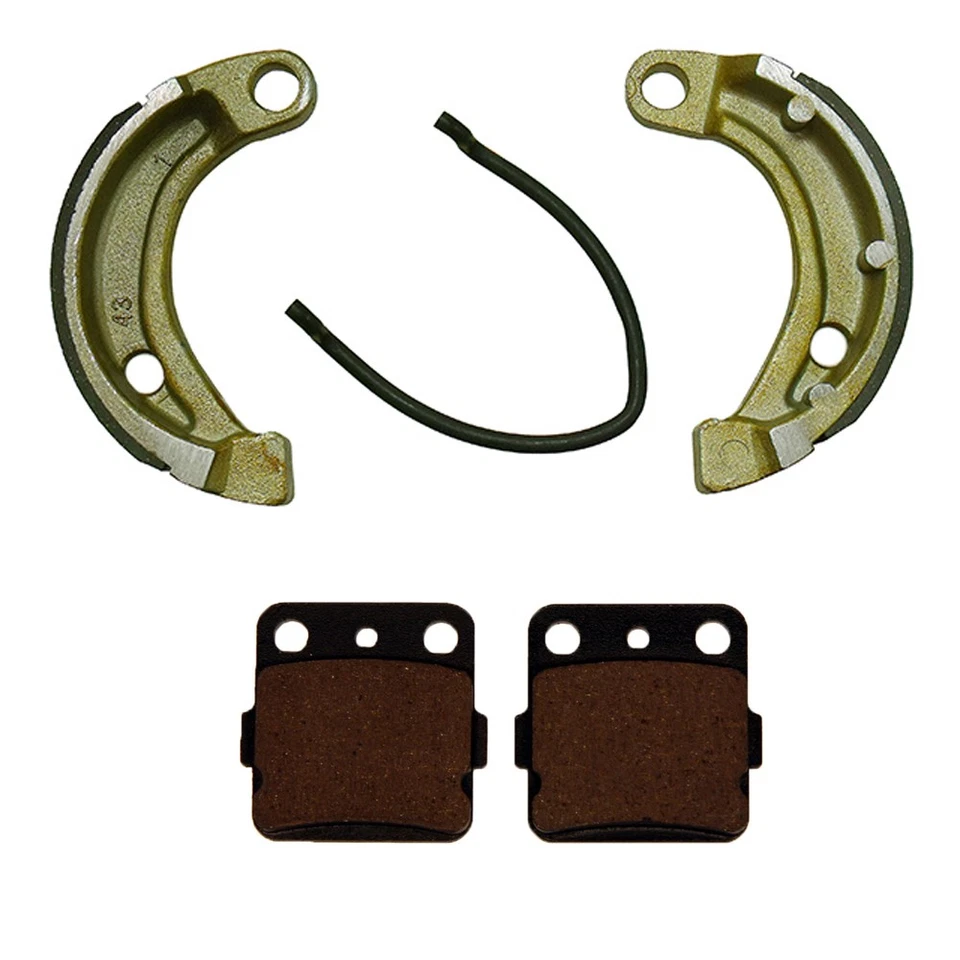 Front Brake Pads Rear Brake Shoes fits Honda CR80R 1986 1987 1988 1989 1990 1991 - Image 1 of 1