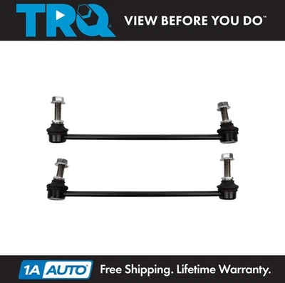 TRQ Front Sway Bar Stabilizer Link Set Driver & Passenger Side Fits Nissan - Image 1 of 4