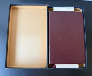 SCOFIELD REFERENCE EDITION Oxford - RED Leather 1945 HOLY BIBLE - In Box - Picture 1 of 11