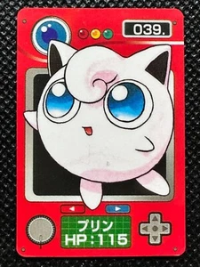 Tarjeta Jigglypuff 039 Vintage Mini Carddass Pokémon Zukan Pokdex Japonesa NNINTENDO - Imagen 1 de 10