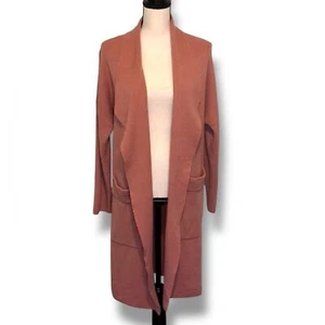 Anrabess Damen Cardigan Pullover mit offener Vorderseite - Rost Größe L - Bild 1 von 13