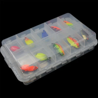 20x Angelköder Spinner Köder Set Forellen Angelköder Bassköder mit Tackle Boxen - Bild 1 von 4