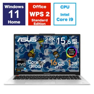 ASUS Laptop Vivobook S 15 OLED BAPE 15.6in/Core i9 /16GB /SSD1TB /K5504VA-MA254W - Picture 1 of 10