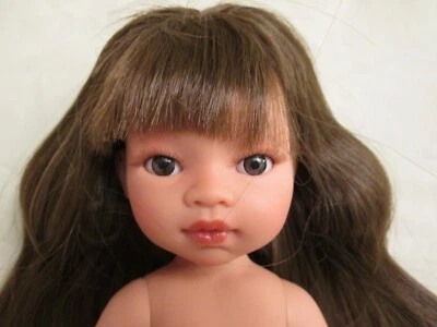 Muñeca Vinilo Desnudo Antonio Juan 31cm Emily Lluvia Morena 13" Ojos Marrón Cabello Foto 1 de 4