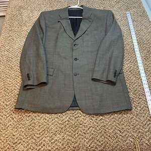 Brandini Le Collezioni Blazer Men's 48L Gray 100% Wool Three Button Classic Fit - Picture 1 of 8