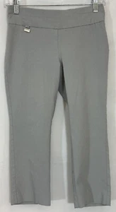 Alfani Petite Size 2P Gray Tummy-Control Pull-On Capri Pants - Picture 1 of 22