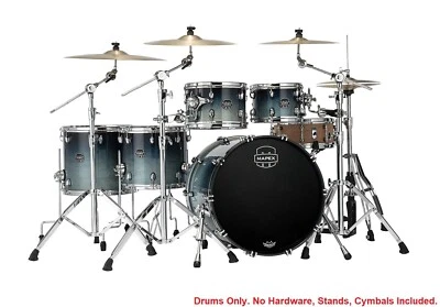 Carcasas de batería Mapex Saturn azul verdoso fundido Studioease 22/10/12/14/16 | Distribuidor auténtico Foto 1 de 4