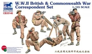 Juego de corresponsales de guerra británicos y de la Commonwealth Bronco Cb35140 - 1/35 Segunda Guerra Mundial - Imagen 1 de 1