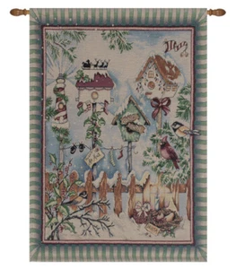 Tapiz There's Snow Place Like Home | Arte de pared tejido jacquard - Imagen 1 de 2